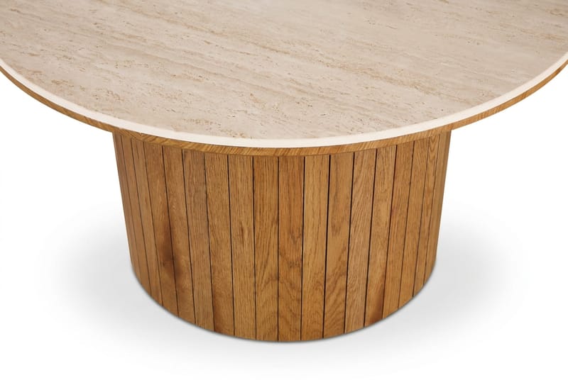 Arvo Rundt Sofabord 80 cm - Eg - Møbler - Borde - Sofabord