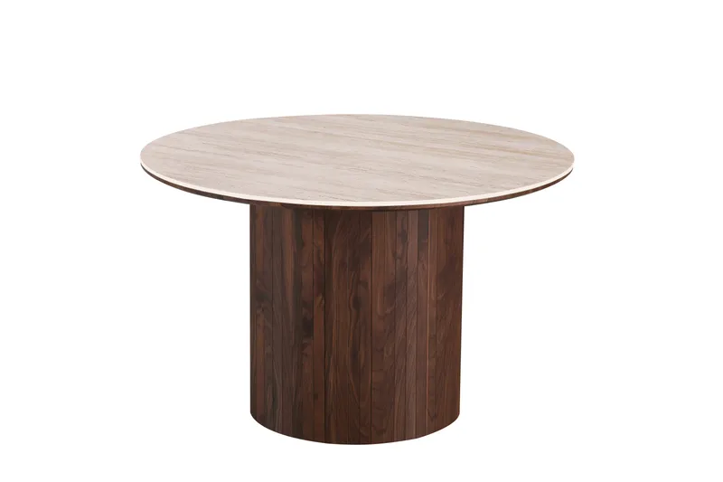Arvo Spisebord Rund 120 cm, Valnød