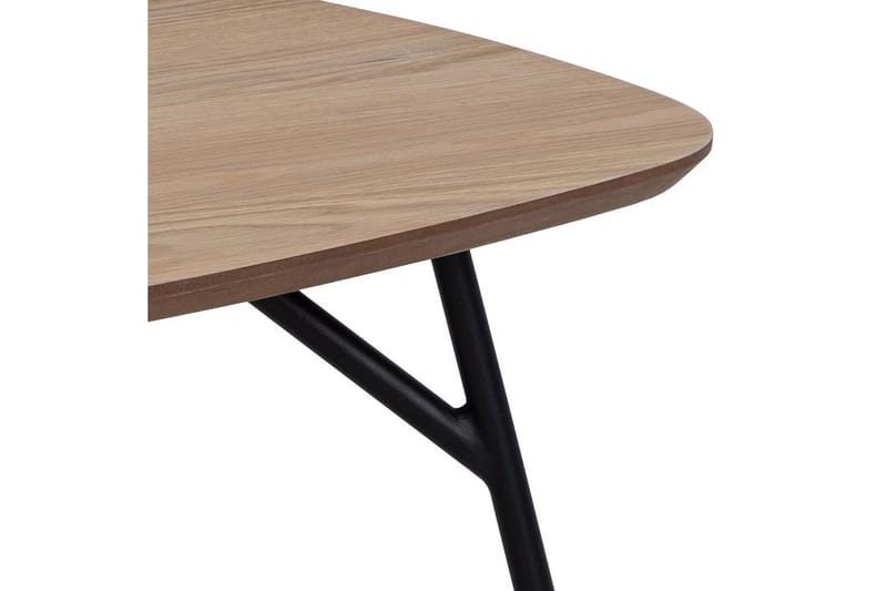 Arwina Ovalt Sofabord 120 cm med Organisk Bordplade i Eg - Brun - Møbler - Borde - Sofabord