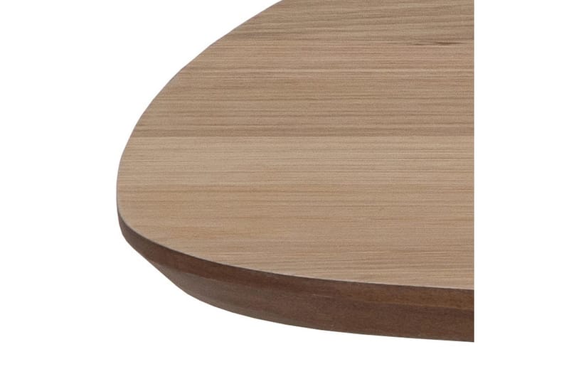Arwina Ovalt Sofabord 120 cm med Organisk Bordplade i Eg - Brun - Møbler - Borde - Sofabord