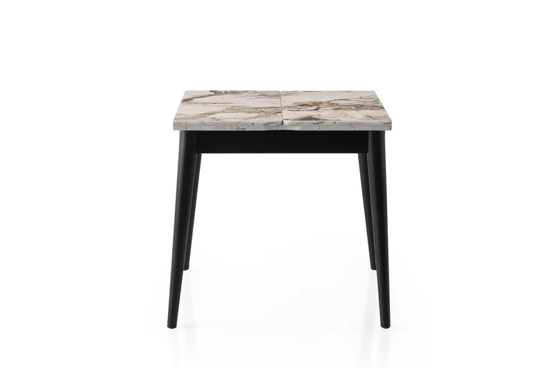 Asillo Spisebord 80 cm Kvadratisk, Hvid Marmor