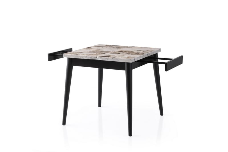 Asillo Spisebord 80 cm Kvadratisk - Hvid Marmor - Møbler - Borde - Spisebord og køkkenbord