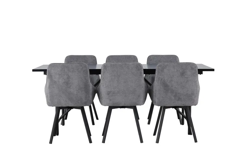 Astrid spisebord 90 cm med 6 Rosie spisebordsstole - Møbler - Borde - Spisebordssæt
