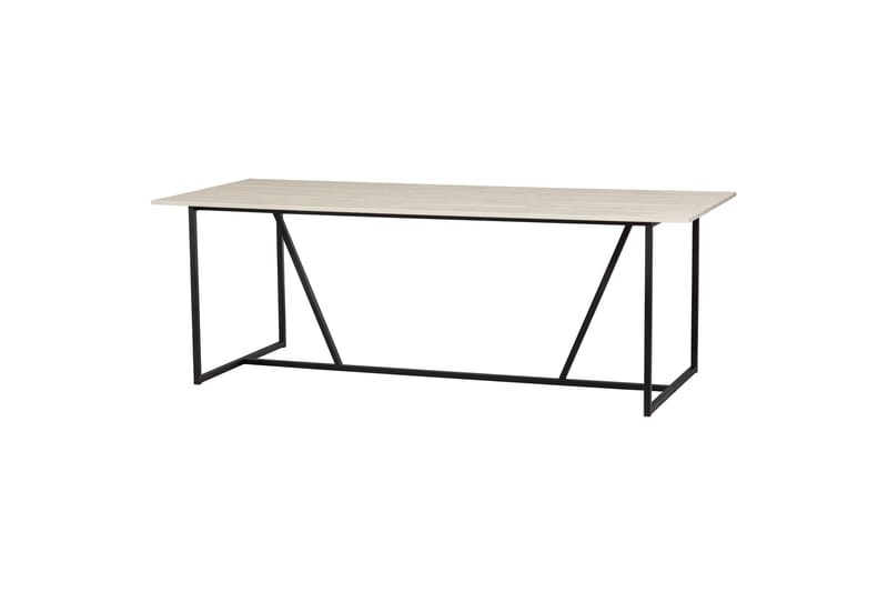 Atila Spisebord 220 cm - Beige - Spisebord og køkkenbord