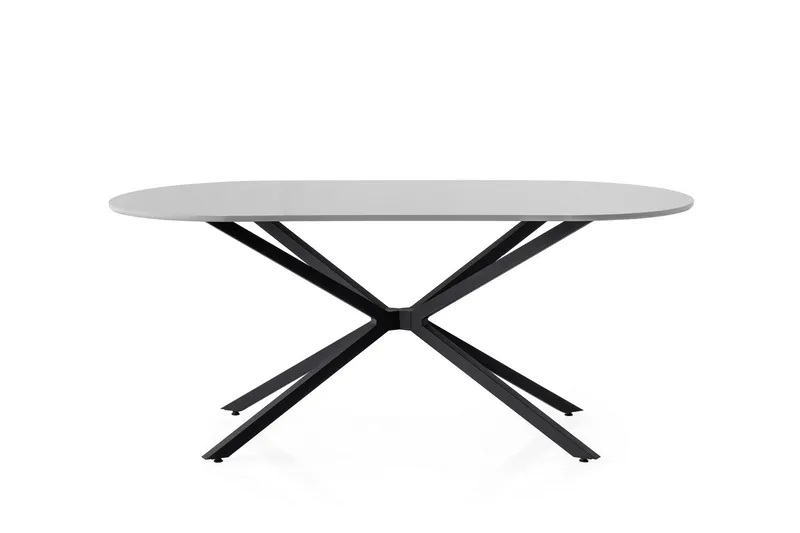 Aura Spisebord 180 cm Rektangulært, Lysegrå