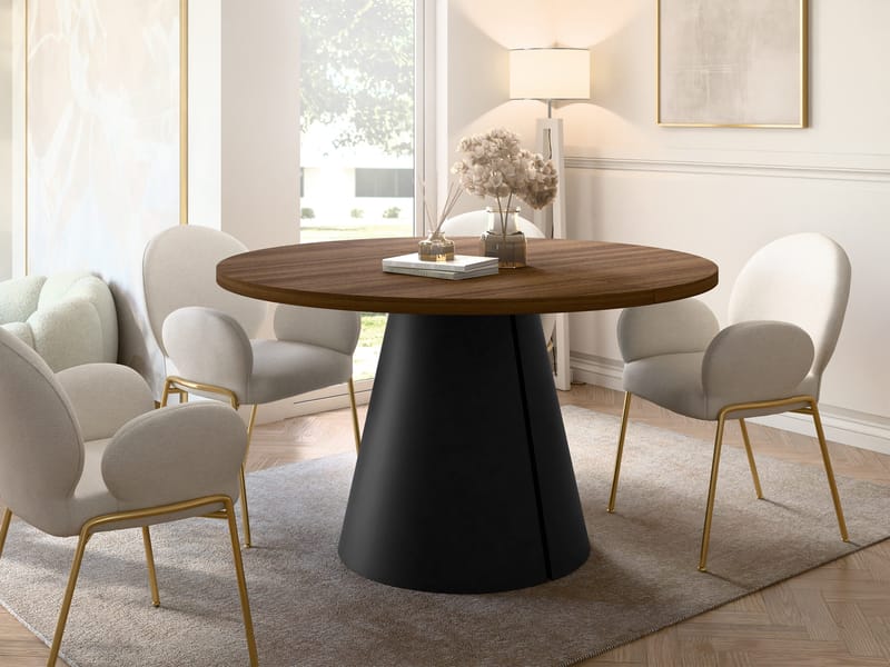 Aurion Spisebord rundt udtrækkeligt 100-174 cm - Møbler - Borde - Spisebord og køkkenbord