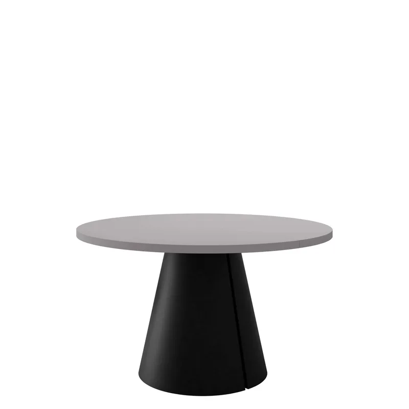 Aurion Spisebord rundt udtrækkeligt 120-196 cm - sort, grå - Møbler - Borde - Spisebord og køkkenbord
