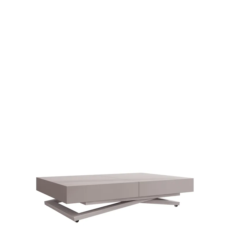 Avendi sofabord 120 cm, Sølv, beige