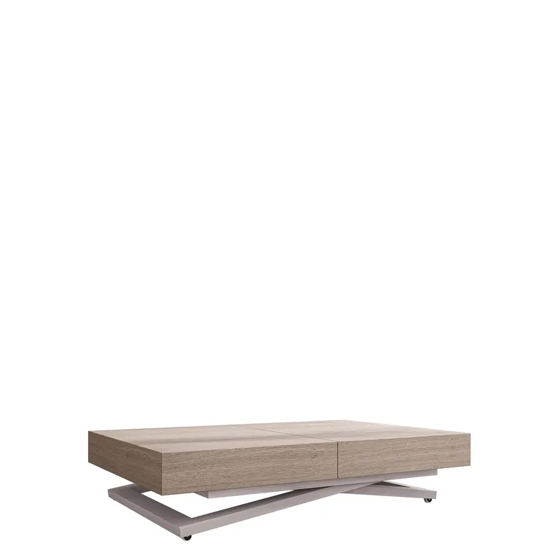 Avendi sofabord 120 cm - Sølv, lysebrun - Møbler - Borde - Sofabord