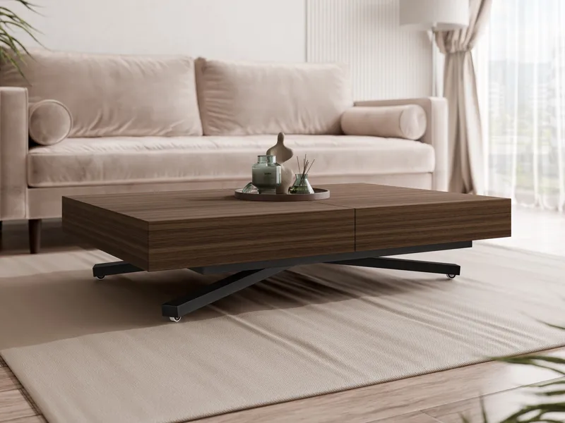 Avendi sofabord 120 cm - Sort, brun - Møbler - Borde - Sofabord