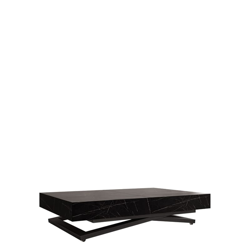 Avendi sofabord 120 cm - Sort, sort marmor - Møbler - Borde - Sofabord