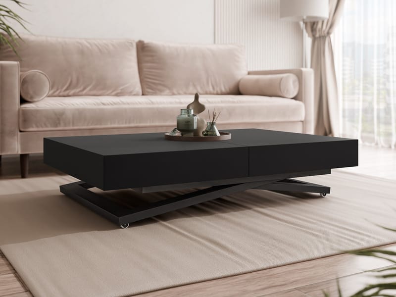 Avendi sofabord 120 cm - Sort, sort - Møbler - Borde - Sofabord