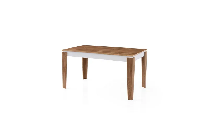 Azoula Spisebord 140 cm Rektangulær, Valnød/Hvid