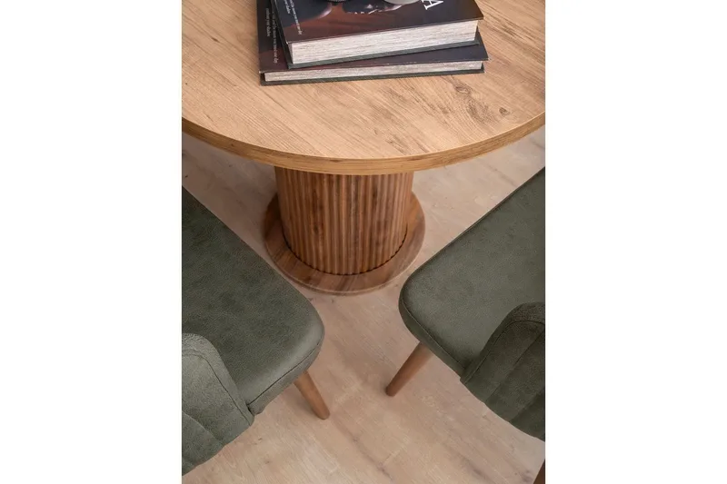 Babilas Spisebord 180 cm Oval - Valnød - Møbler - Borde - Spisebord og køkkenbord