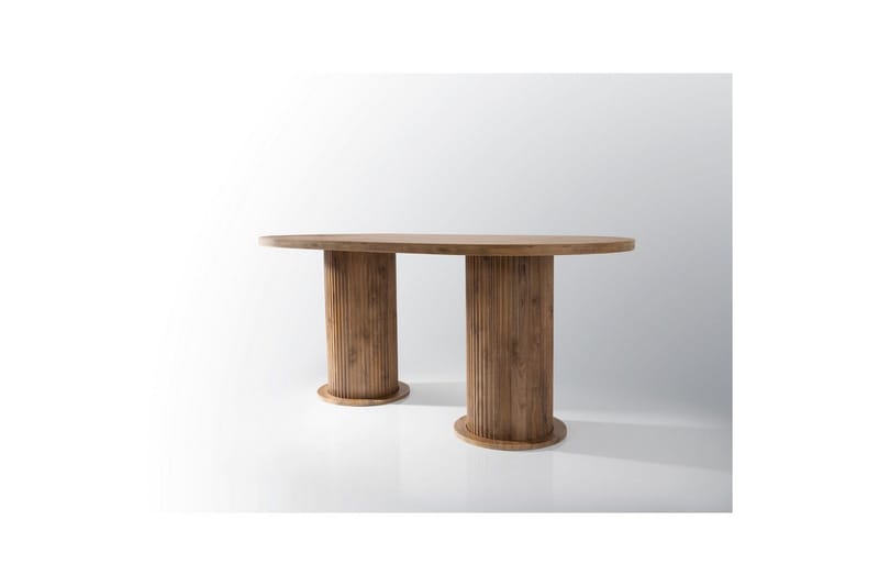 Babilas Spisebord 180 cm Oval - Valnød - Møbler - Borde - Spisebord og køkkenbord