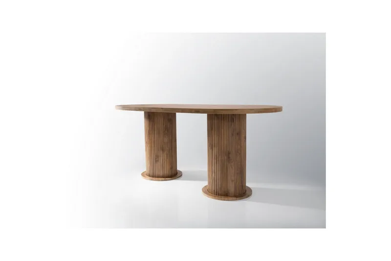 Babilas Spisebord 180 cm Oval - Valnød - Møbler - Borde - Spisebord og køkkenbord