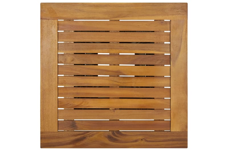 Barbord 60x60x110 cm Polyrattan og massivt Akacietræ Grå - Grå - Møbler - Borde - Barbord & ståbord