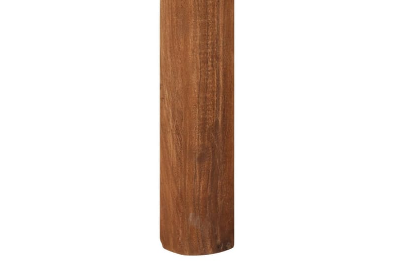 barbord 110x55x106 cm massivt akacietræ med sheeshamfinish - Brun - Barbord & ståbord