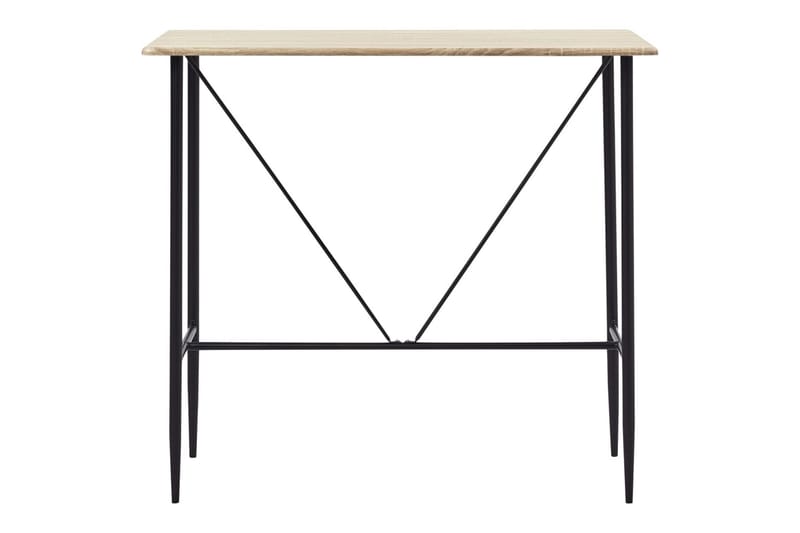 Barbord 120 X 60 X 110 Cm Mdf Egetræsfarvet - Brun - Møbler - Borde - Barbord & ståbord