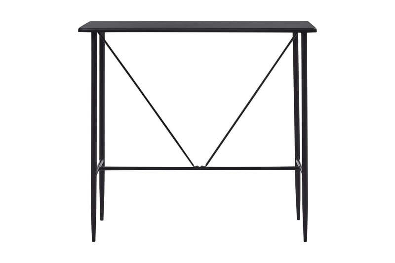 Barbord 120 X 60 X 110 Cm Mdf Sort - Sort - Møbler - Borde - Barbord & ståbord