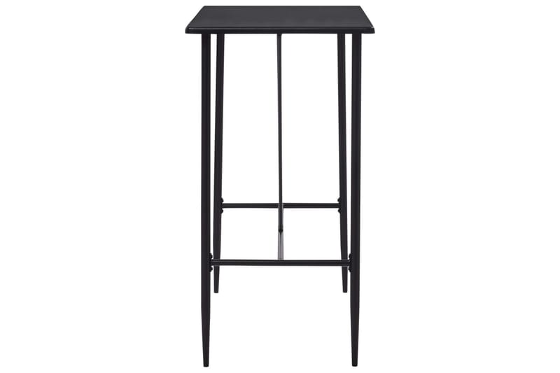 Barbord 120 X 60 X 110 Cm Mdf Sort - Sort - Møbler - Borde - Barbord & ståbord