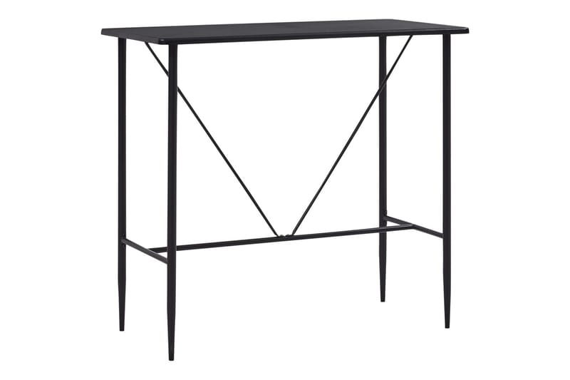 Barbord 120 X 60 X 110 Cm Mdf Sort - Sort - Møbler - Borde - Barbord & ståbord