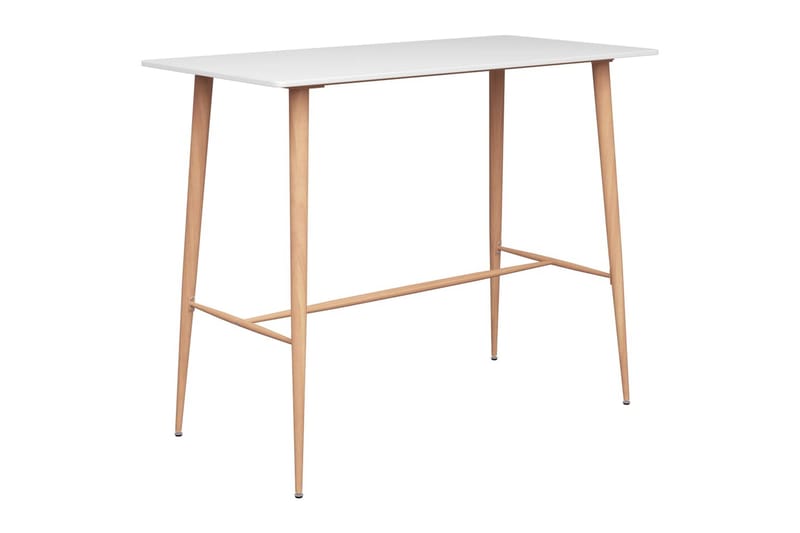 Barbord 120X60X96 cm Hvid - Møbler - Borde - Barbord & ståbord