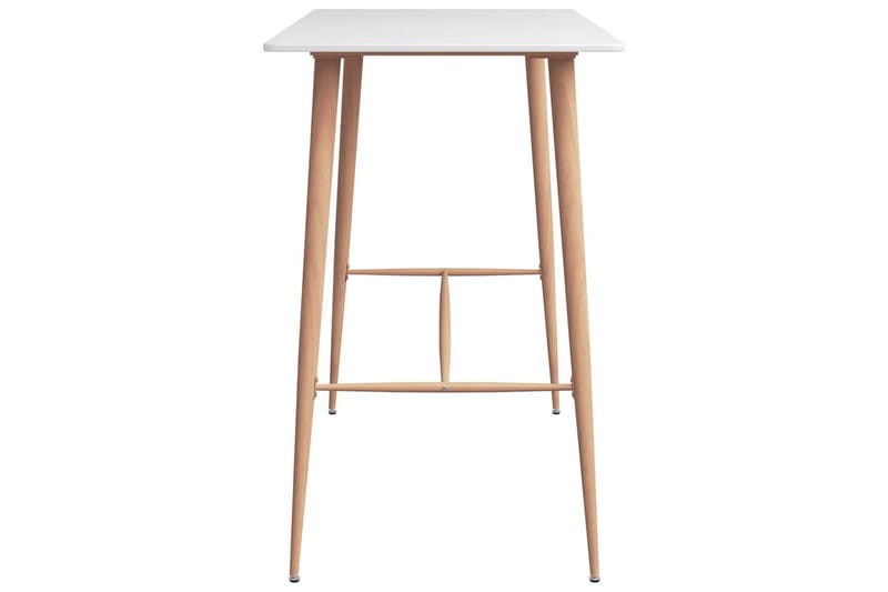Barbord 120X60X96 cm Hvid - Møbler - Borde - Barbord & ståbord