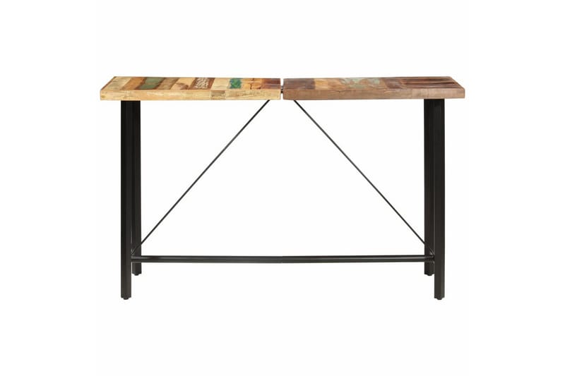 Barbord 180x70x107 cm Massivt Genbrugstræ - Brun - Møbler - Borde - Barbord & ståbord