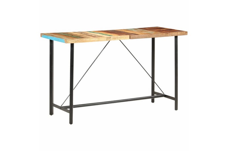 Barbord 180x70x107 cm Massivt Genbrugstræ - Brun - Møbler - Borde - Barbord & ståbord