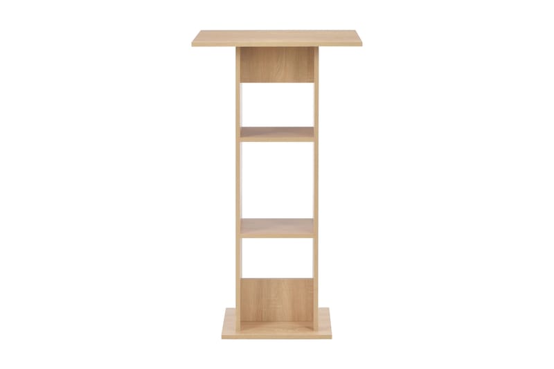Barbord I Egetræ 60 X 60 X 110 Cm Sort - Brun - Møbler - Borde - Barbord & ståbord