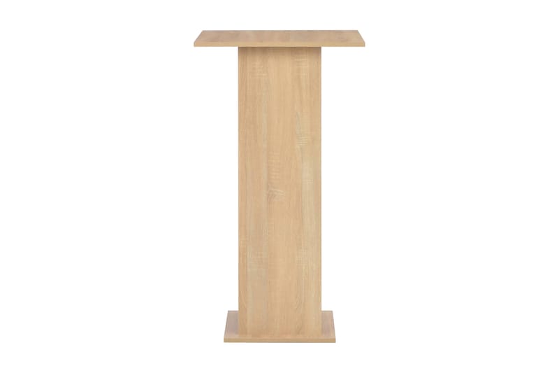 Barbord I Egetræ 60 X 60 X 110 Cm Sort - Brun - Møbler - Borde - Barbord & ståbord