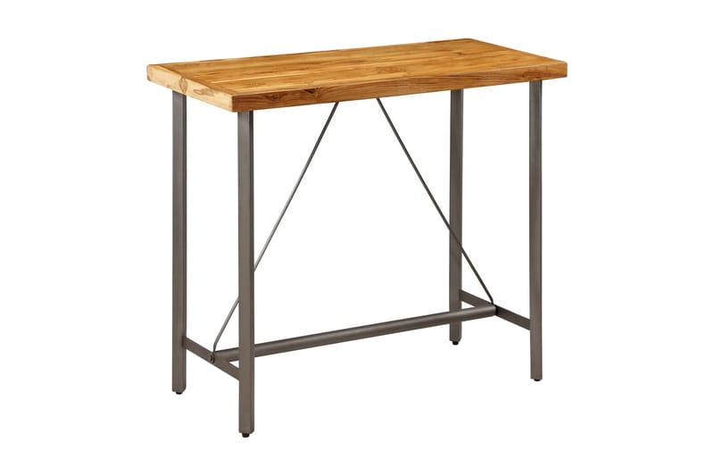 Barbord Massivt Genanvendt Teaktræ 120 X 58 X 106 Cm - Brun - Møbler - Borde - Barbord & ståbord