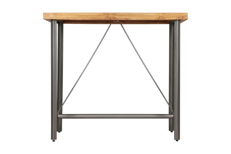 Barbord Massivt Genanvendt Teaktræ 120 X 58 X 106 Cm - Brun - Møbler - Borde - Barbord & ståbord