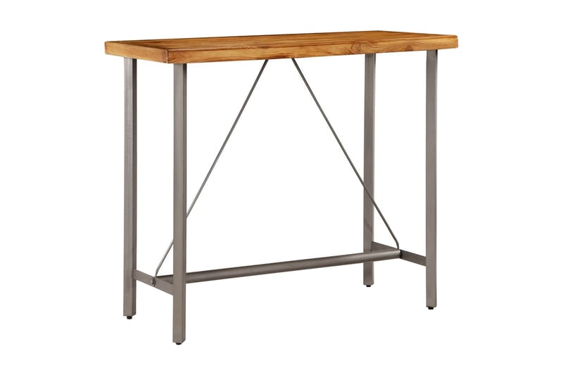 Barbord Massivt Genanvendt Teaktræ 120 X 58 X 106 Cm - Brun - Møbler - Borde - Barbord & ståbord