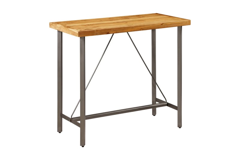 Barbord Massivt Genanvendt Teaktræ 120 X 58 X 106 Cm - Brun - Møbler - Borde - Barbord & ståbord