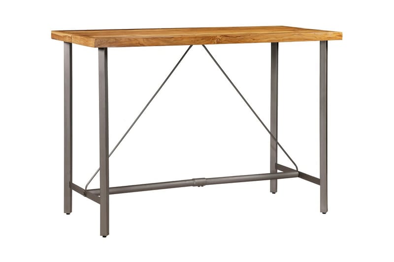 Barbord Massivt Genanvendt Teaktræ 150 X 70 X 106 Cm - Brun - Møbler - Borde - Barbord & ståbord