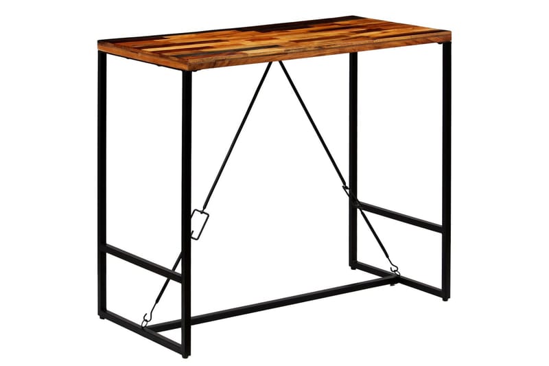 Barbord Massivt Genanvendt Træ 120 X 60 X 106 Cm - Brun - Møbler - Borde - Barbord & ståbord