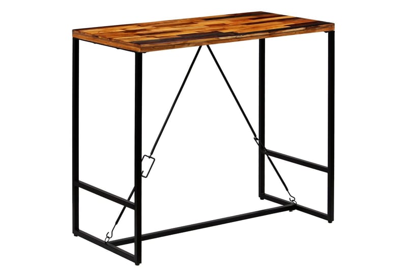 Barbord Massivt Genanvendt Træ 120 X 60 X 106 Cm - Brun - Møbler - Borde - Barbord & ståbord