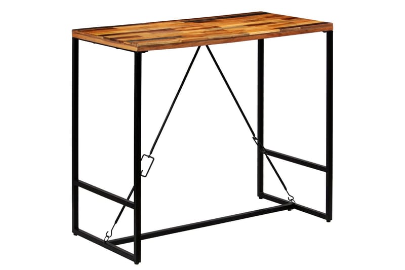 Barbord Massivt Genanvendt Træ 120 X 60 X 106 Cm - Brun - Møbler - Borde - Barbord & ståbord