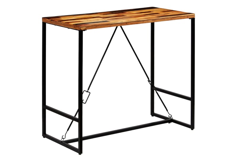 Barbord Massivt Genanvendt Træ 120 X 60 X 106 Cm - Brun - Møbler - Borde - Barbord & ståbord