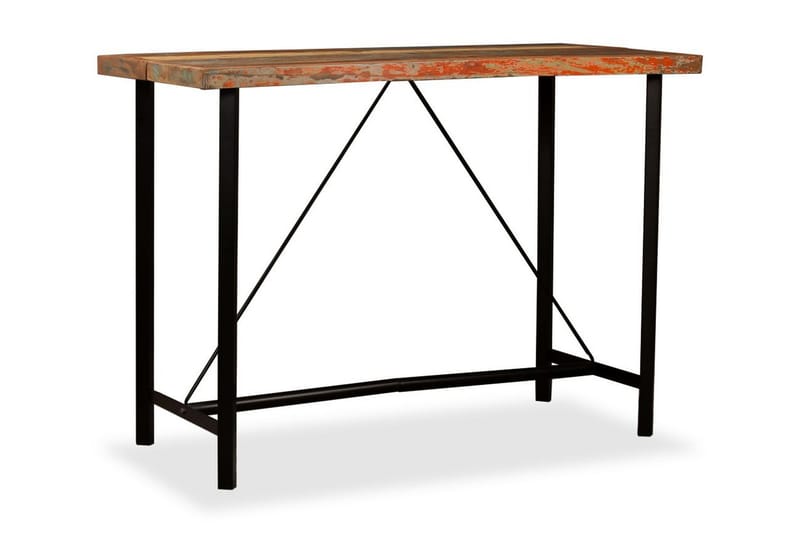 Barbord Massivt Genbrugstræ 150 X 70 X 107 Cm - Brun - Møbler - Borde - Barbord & ståbord