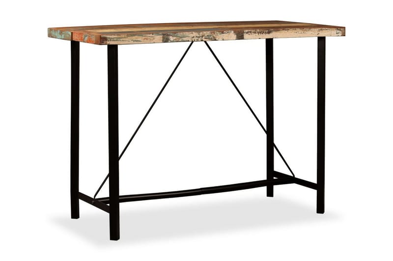 Barbord Massivt Genbrugstræ 150 X 70 X 107 Cm - Brun - Møbler - Borde - Barbord & ståbord