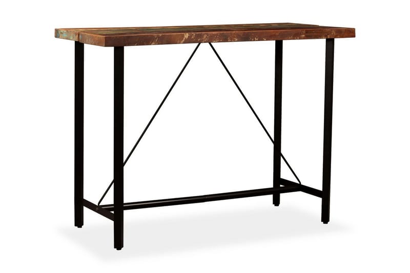 Barbord Massivt Genbrugstræ 150 X 70 X 107 Cm - Brun - Møbler - Borde - Barbord & ståbord