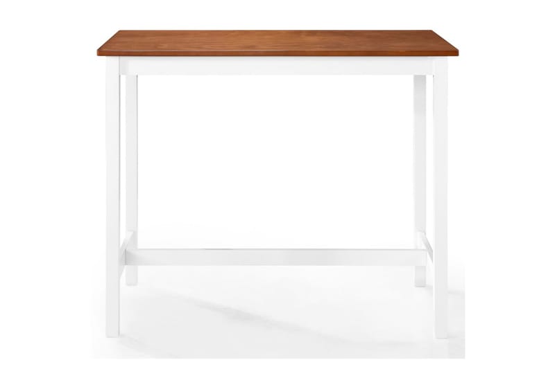 Barbord Massivt Træ 108 X 60 X 91 Cm - Brun - Møbler - Borde - Barbord & ståbord