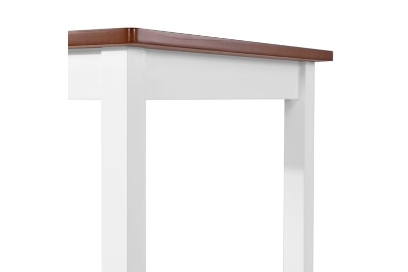 Barbord Massivt Træ 108 X 60 X 91 Cm - Brun - Møbler - Borde - Barbord & ståbord