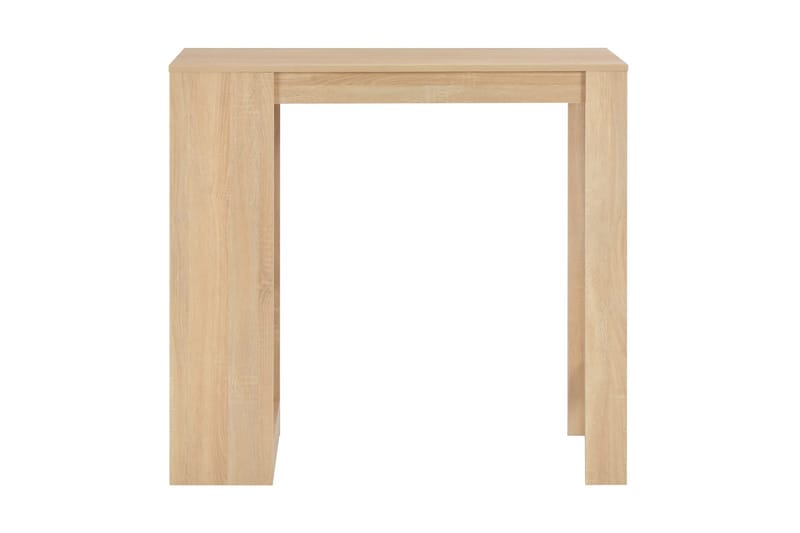 Barbord Med Hylde 110 X 50 X 103 Cm Egetræsfarve - Brun - Møbler - Borde - Barbord & ståbord