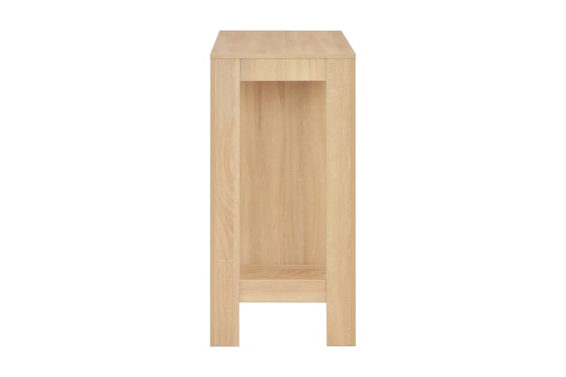 Barbord Med Hylde 110 X 50 X 103 Cm Egetræsfarve - Brun - Møbler - Borde - Barbord & ståbord