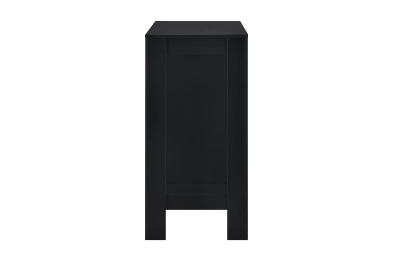 Barbord Med Hylde Sort 110 X 50 X 103 Cm - Sort - Møbler - Borde - Barbord & ståbord