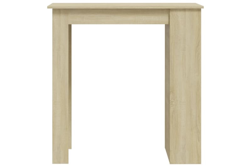 barbord med opbevaringsstativ 102x50x103,5 cm spånplade sono - Beige - Barbord & ståbord - Barbord med opbevaring